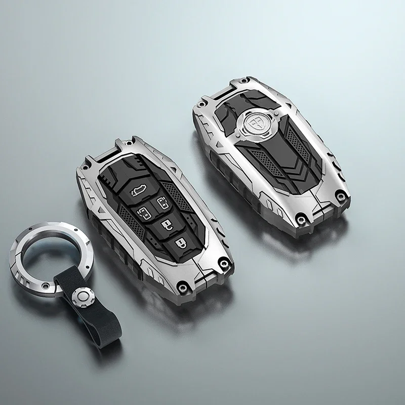 For Toyota Alphard PREVIA Voxy Noah Esquire Vellfire Harrier 5 Button Smart Remote Car Key Case Cover Keychain Accessories