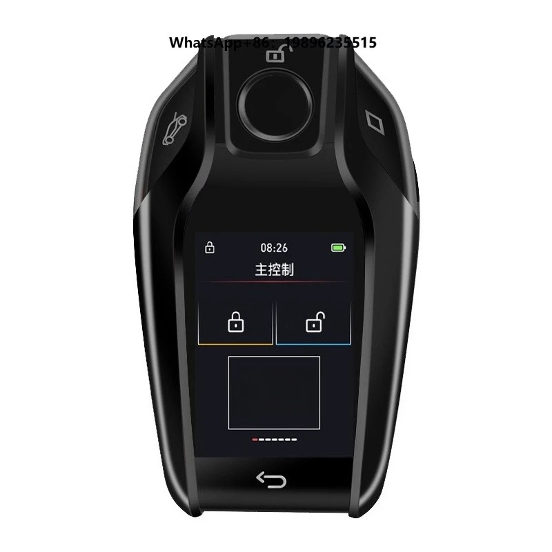 High-quality Pro Car Tuning Accessories 2026 New System Smart Car Key Display 4 Buttons Wired Charging 30-Day Battery Life
