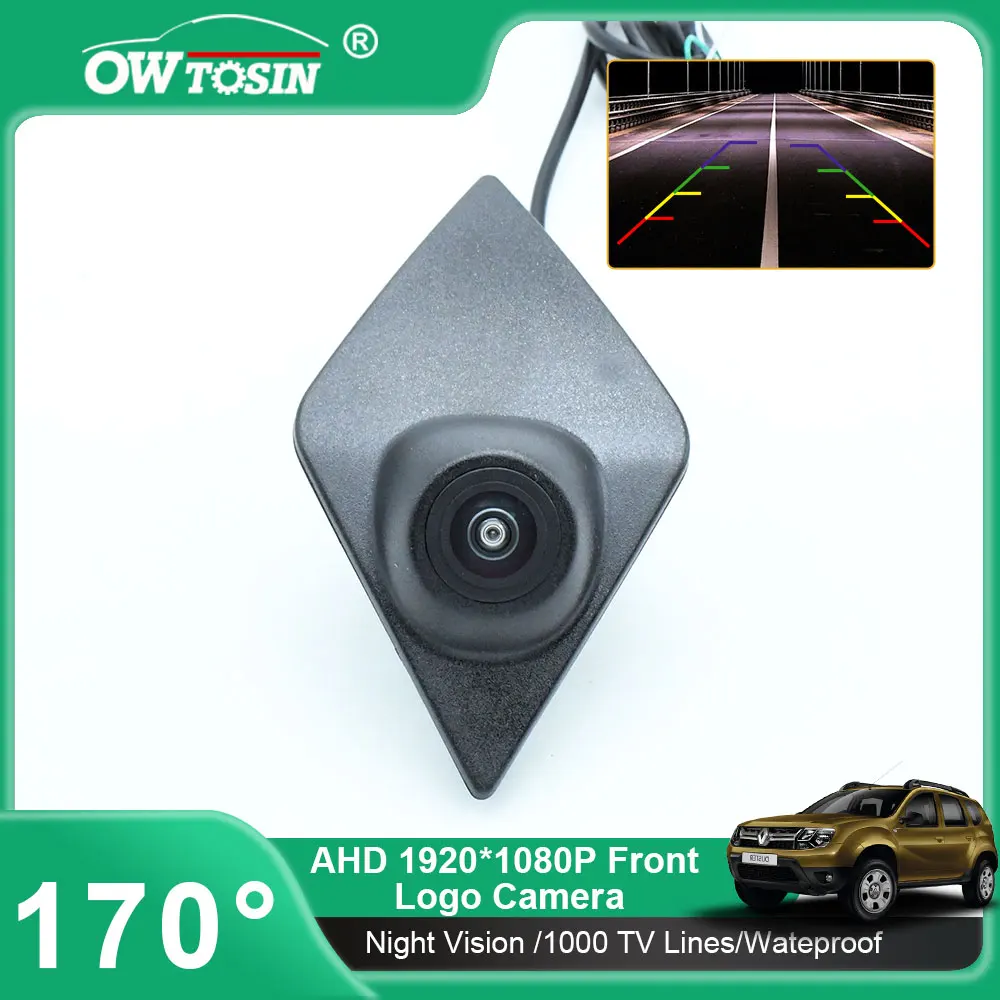 For Renault Megane 2 Clio 4 RS Master 3 Kadjar Scenic Fluence Vehicle Camera 170°AHD 1920*1080P Front Logo View Car Camera