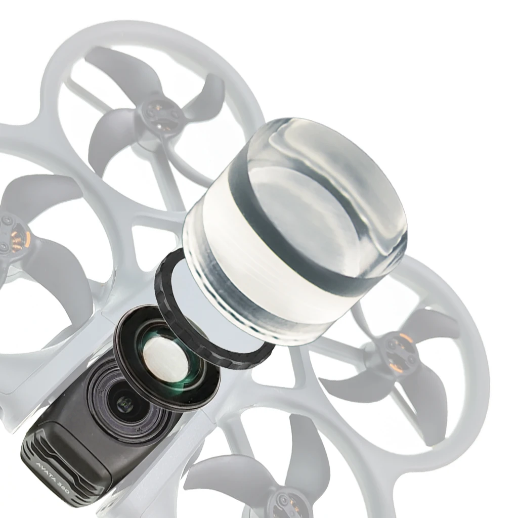 MORUS Camera Lens Glass Cover For DJI Avata 360 Drone Protective Lens Glass With Iron Ring Removal Repair Tool