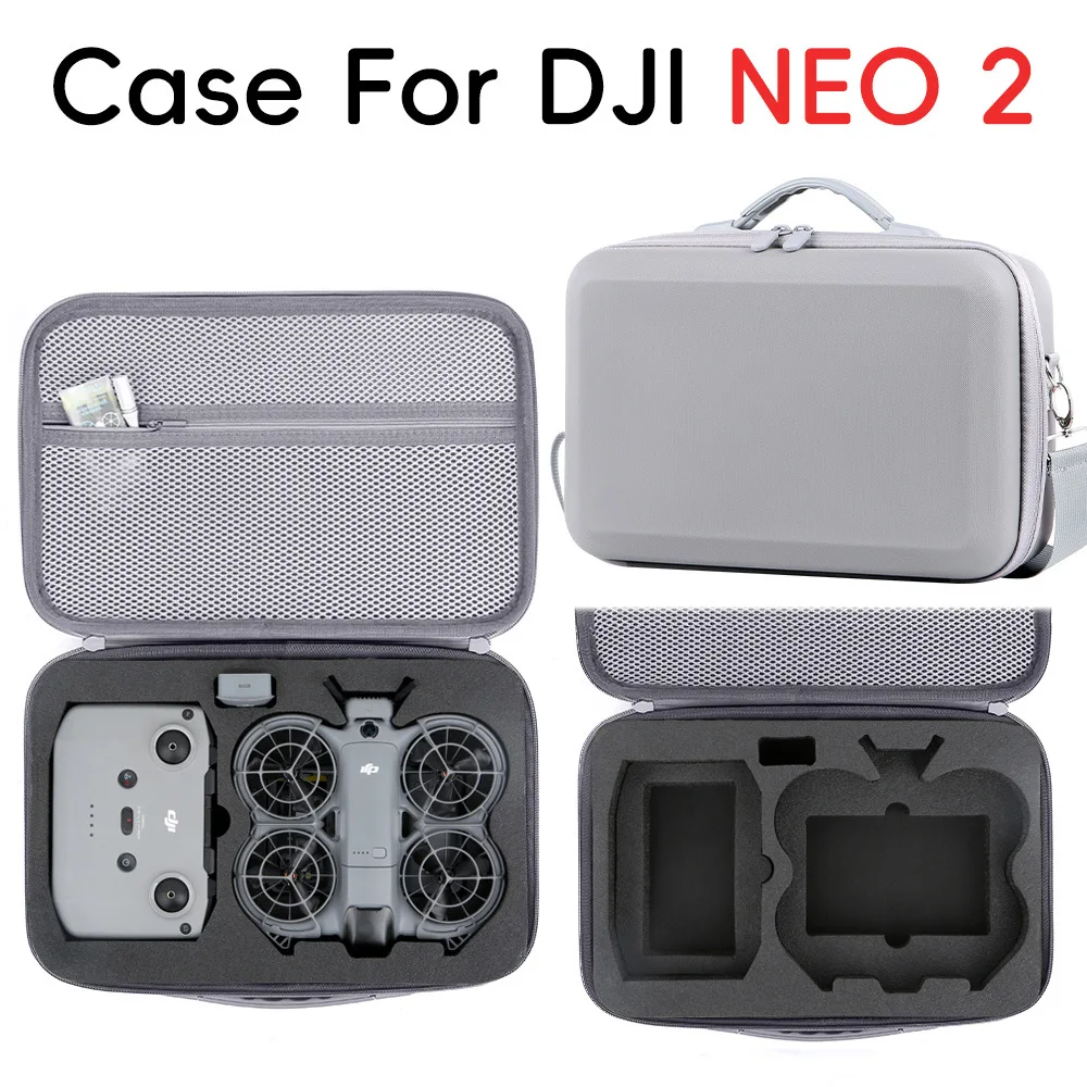 Hard Protective Portable Handle Storage Case Box for DJI NEO 2 Drone Fly More Combo Accessories