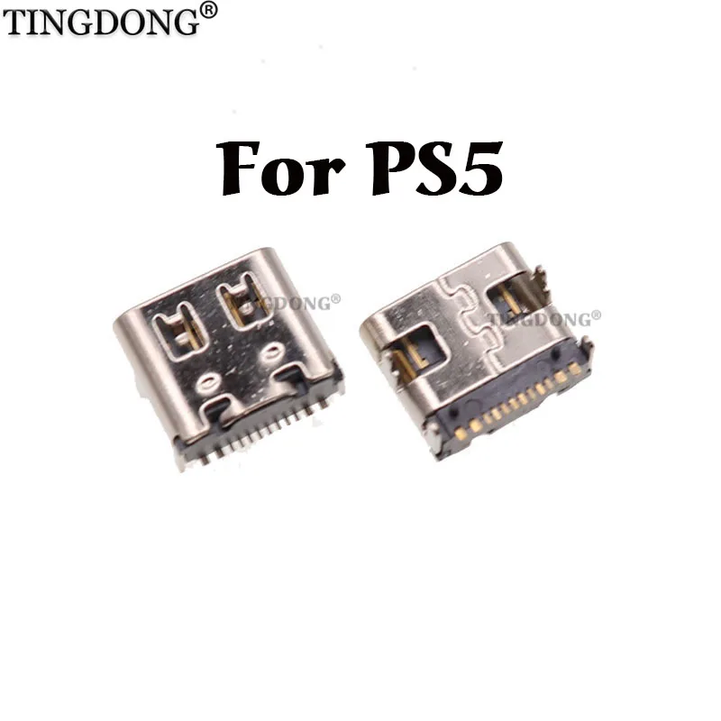 5PCS Type-C Charging Socket USB C Port Charger Power Jack Replacement for Sony Playstation 5 DualSense PS5 Wireless Controller