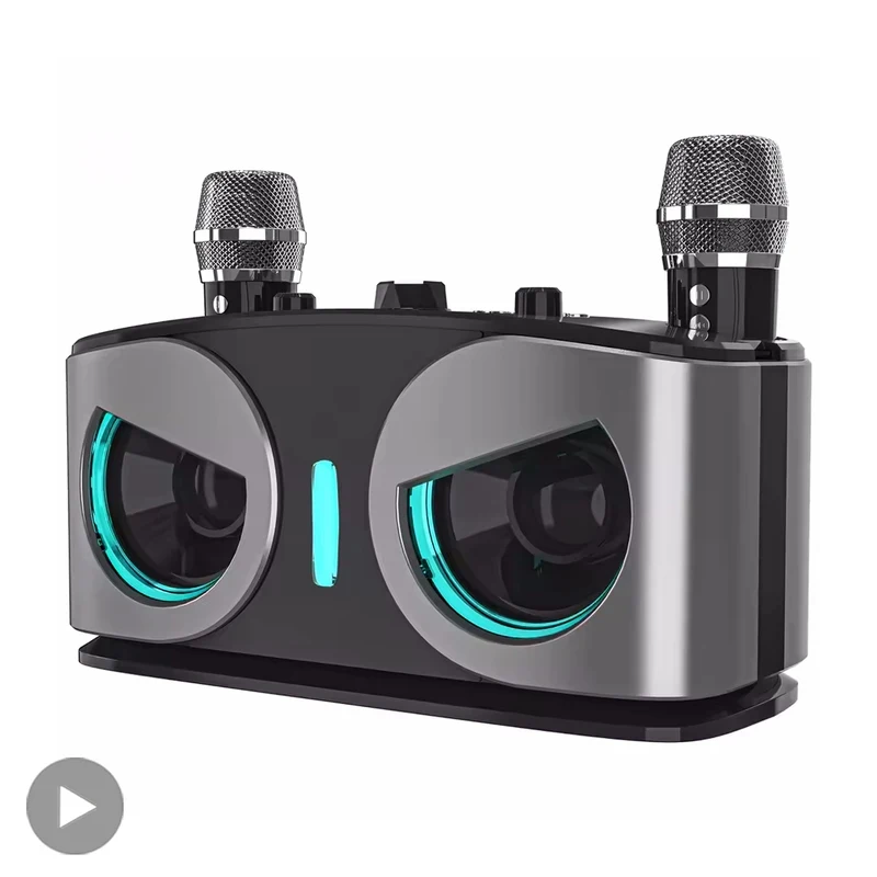 Karaoke Portable Wireless Bluetooth Speaker With Microphone Machine Subwoofer Powerful Sound Box Music Caixa De Som Bocina Audio