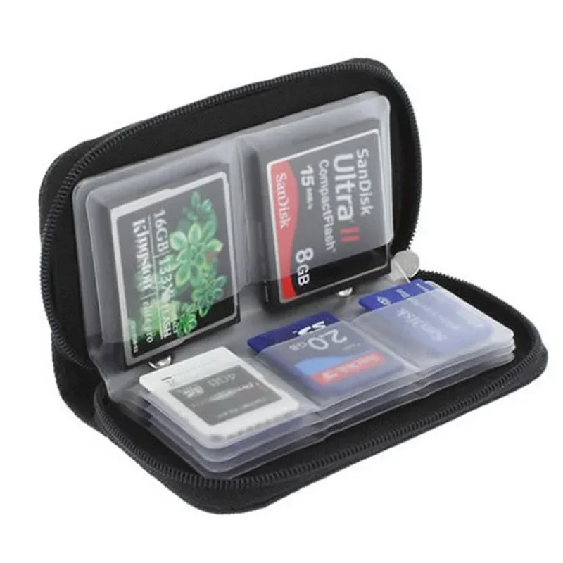 Memory Card Storage Bag Carrying Case Holder Wallet 22 Slot For CF/SD/ /SDHC/MS/DS Memory Card Box Bank Card Box Card Bag