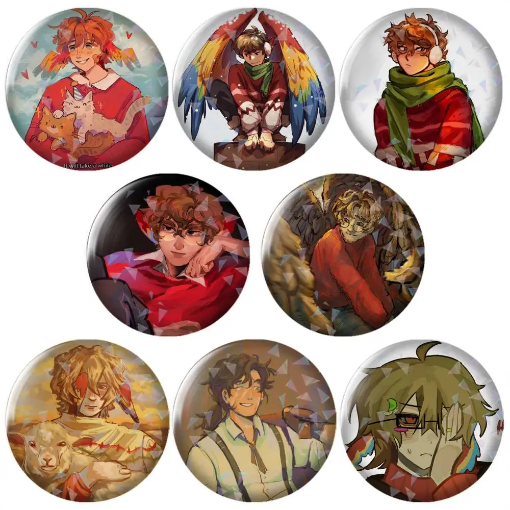 GoodTimesWithScar-r Brooch Metal Decorative Brooch Pins for Backpack Clothes Jacket Accessories,Souvenir.