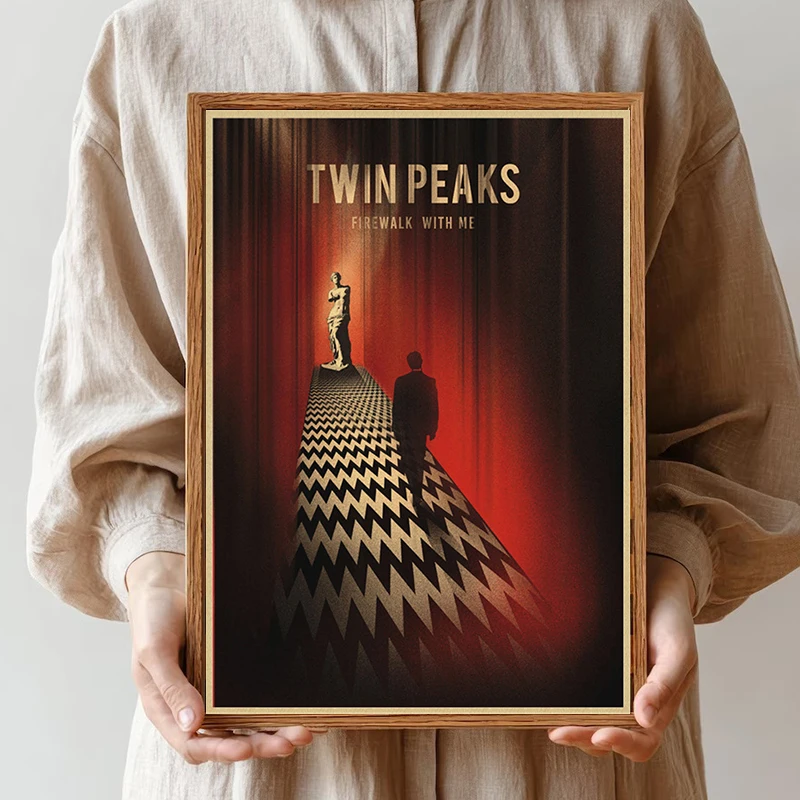 TWIN PEAKS kraft Paper Home Decor poster Wall Art  Wall Pictures For Living Room Decoration