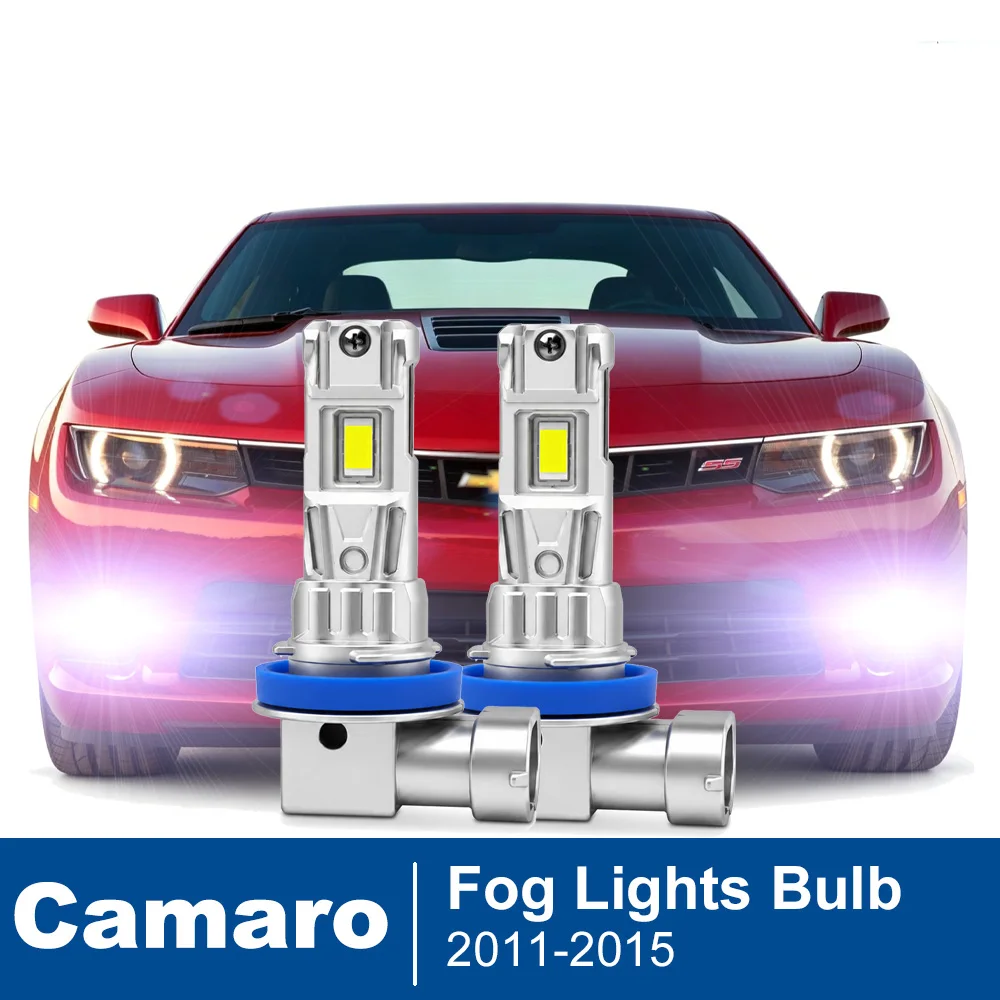 2pcs Led Car Fog Lamp For Chevrolet Camaro 2011 2012 2013 2014 2015 Front Fog Light Bulb Car Accessories Canbus