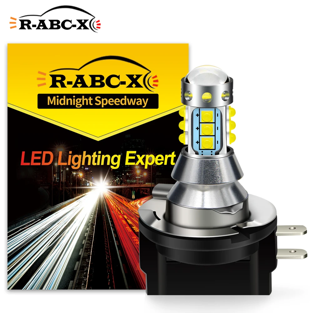 RUIANDSION 2Pcs H11B Small Head Car Fog Light Led Bulb Auto Driving Lamp DRL 2525SMD 2000Lm 6000K For Hyundai Ford Fiesta KIA