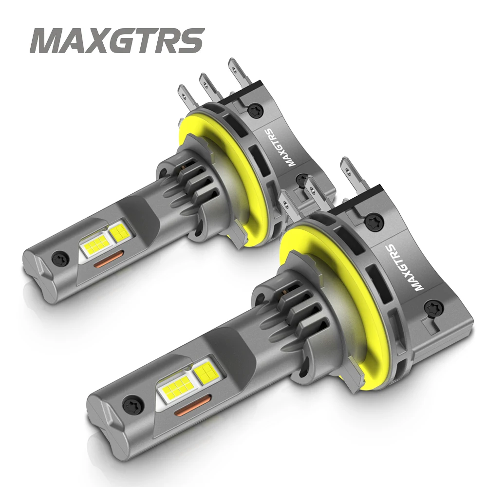 2pcs H15 LED Headlight Bulbs CANBUS 6500K White 30000LM Car LED High Beam DRL Driving Lamp With Cooling Fan Error Free