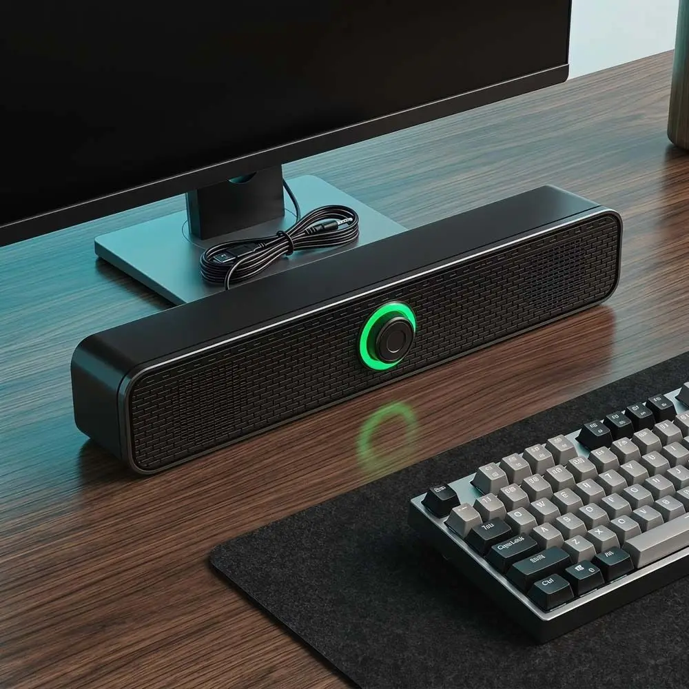 Audio System USB Powered PC Soundbar Surround Audio Home Theater Soundbar Speaker Wired Soundbar Gaming