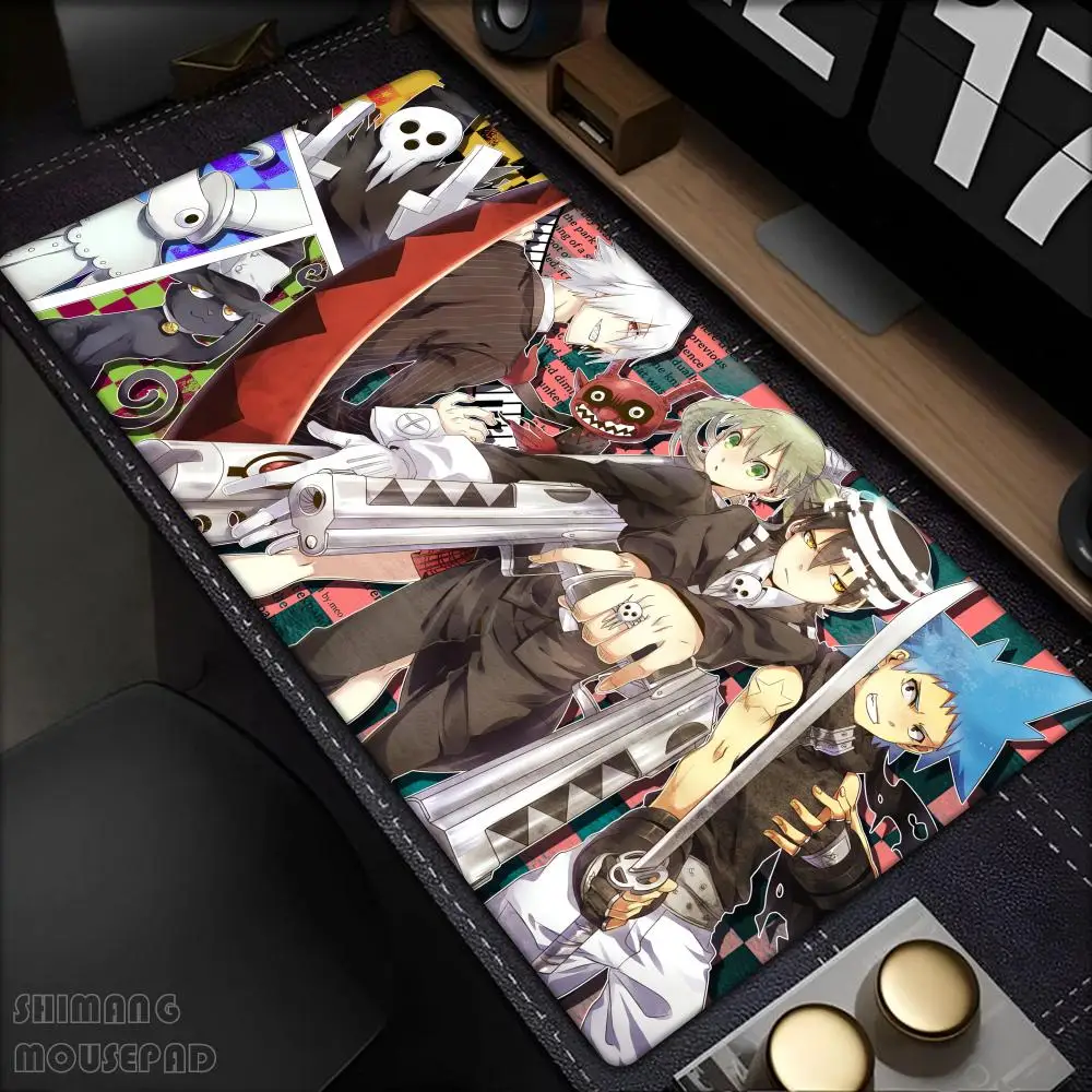 Soul Eater Mouse Pad Tablet mouse Pad Laptop xl desktop mouse pad cute HD Printing Gaming keyboard pad Player 90x40cm