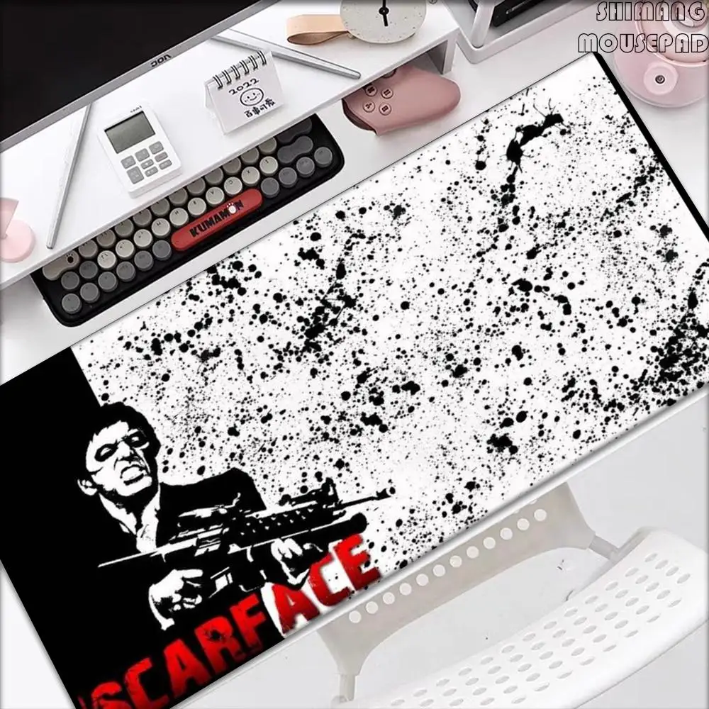 The World Is Yours Scarface Mouse Pad Tablet mouse Pad Laptop xl desktop mouse pad, cute HD Rainbow Gaming keyboard pad