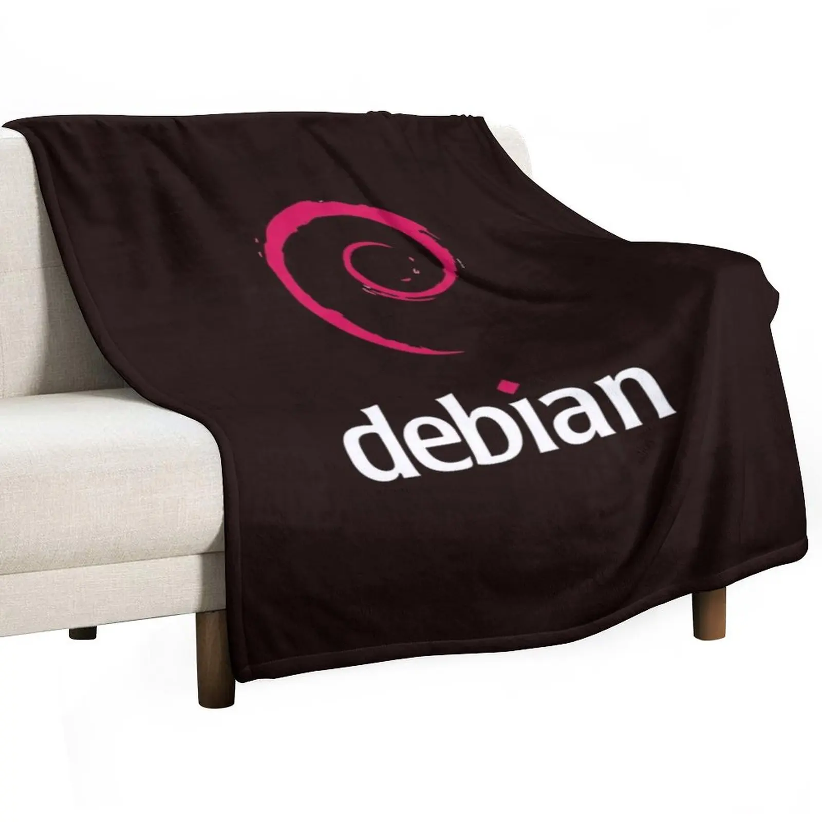 Debian Essential T-Shirt Throw Blanket Large Soft Big Sleeping Bag Luxury Brand Hairys Decorative Sofa Blankets