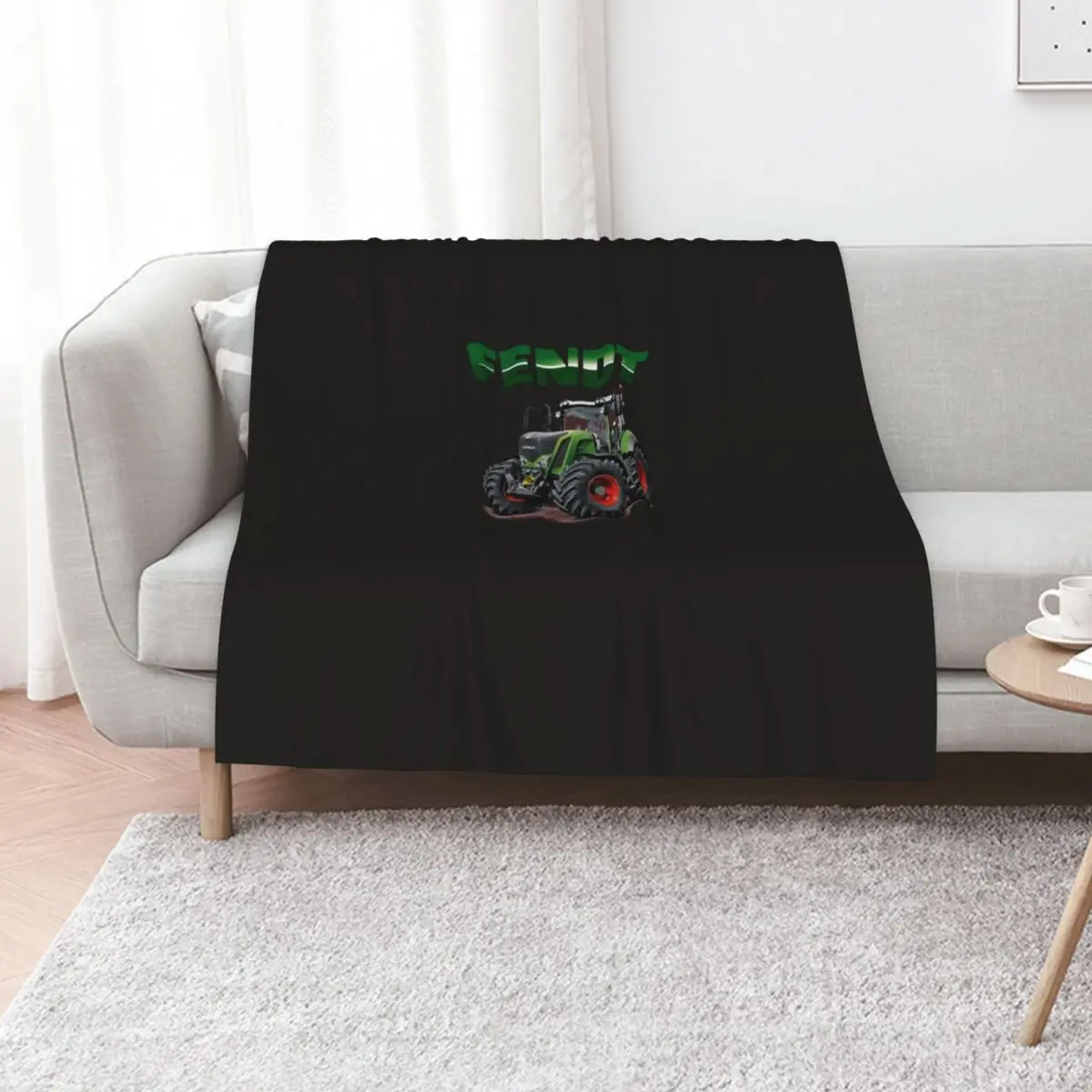 Fendt German Tractors Essential T-Shirt Throw Blanket Durable Warm Blanket for Daily Home Use