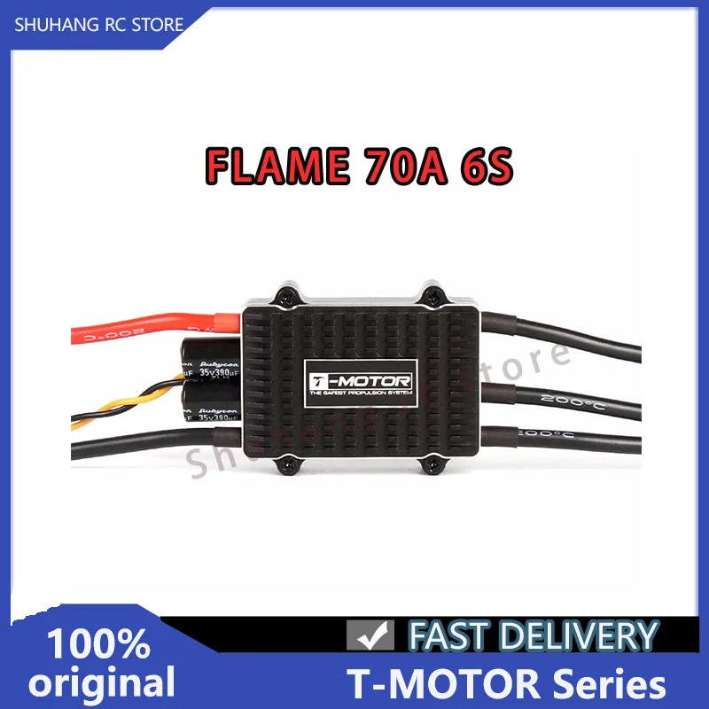 Hot T-Motor FLAME 70A 6S ESC Multi-Rotor Drone LiPo 4-6S Controller High Efficiency ESC for RC Drone Control the Magnetic Field