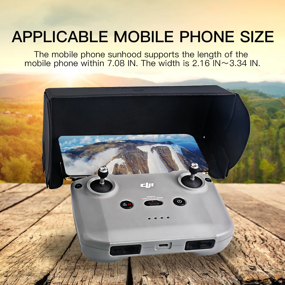 Suitable for DJI Air 2S/for Mavic Mini 2 /Air 2 drone remote control magnetic suction hood drone accessories