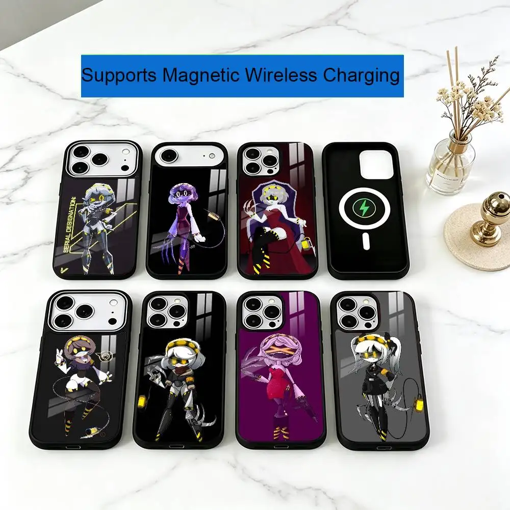 For Serial Designation V Murder Drones Phone Case For iPhone17,16,15,14,13,12Plus,Pro Compatible with magnetic wireless charging