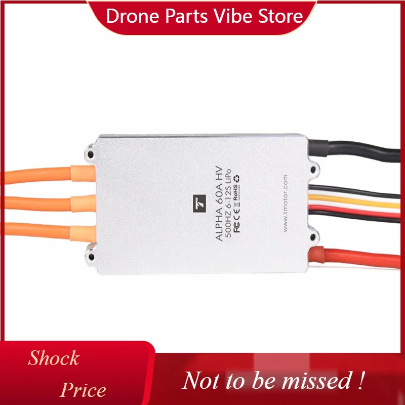 DPT-Motor Series ALPHA 60A 12S V1.2 Multi-Rotor Drone FOC ESC High Efficiency for RC Drone Control the Magnetic Field