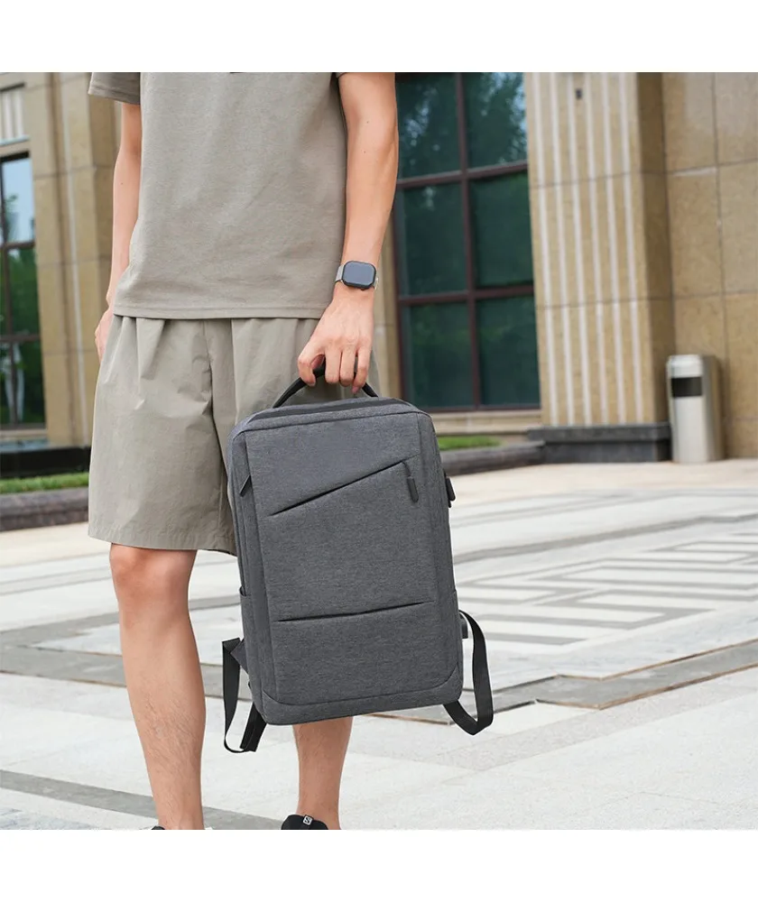 Backpack Men's Premium Business Backpack Business Trip Short-distance Large Capacity Travel Bag School Bag Multifunctional Compu
