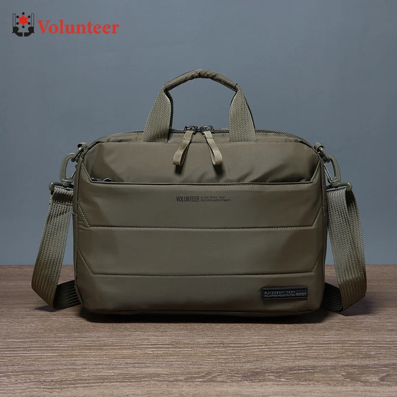 VOLUNTEER Shoulder Bags for Men 2025 Oxford Cloth Multi-pocket Travel Capacity High Quality Crossbody Bags Men Handbag 1713-02