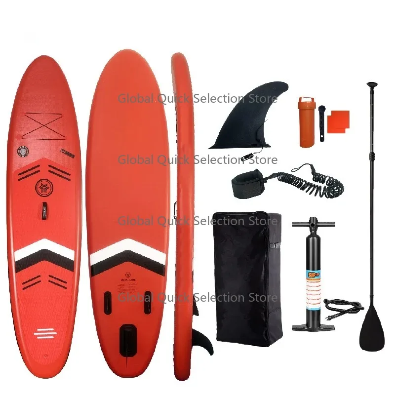 Premium Inflatable SUP Board Lightweight Surfboard for Adults & Youth with Paddle, Leash, Pump & Backpack for Travel