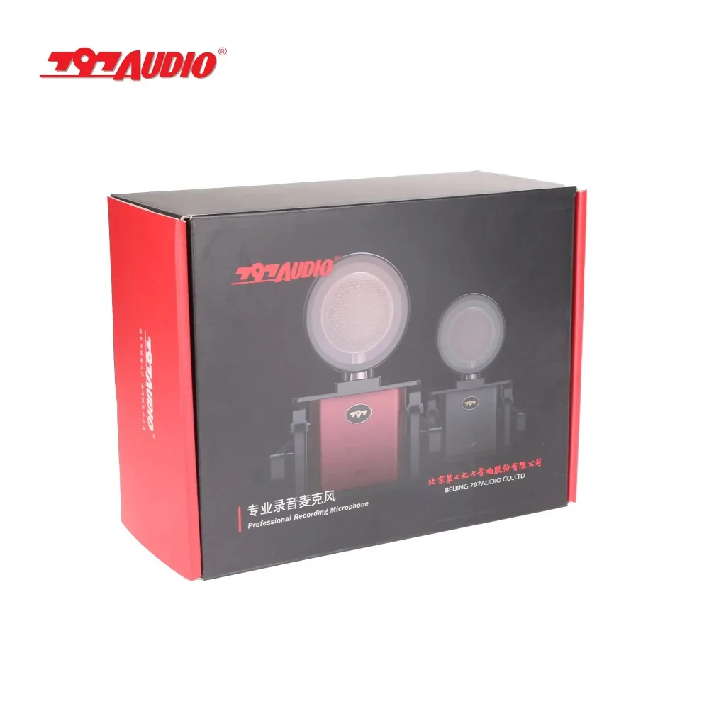 797Audio D501 Professional Noise Cancelling Condenser Microphone For Laptop Gaming Singing With Shock Mount Type-C High Quality