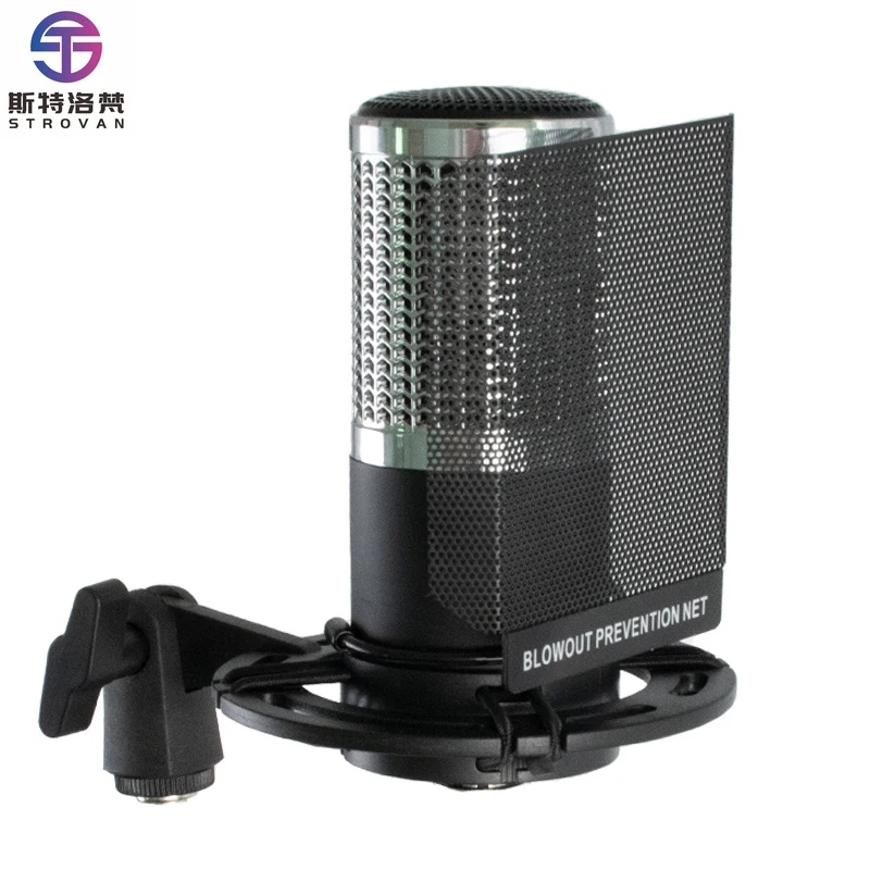 External Mic Microphone Kits Gaming Mic for  Professional XLR Jack Recording Condenser Microphone Compatible with Stand