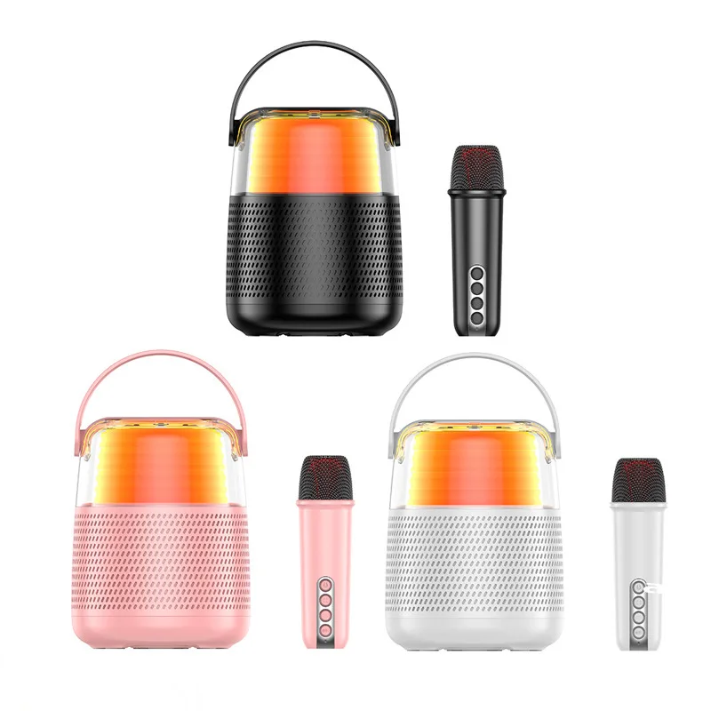 Bluetooth speaker home wireless k song audio microphone microphone outdoor singing small family ktv