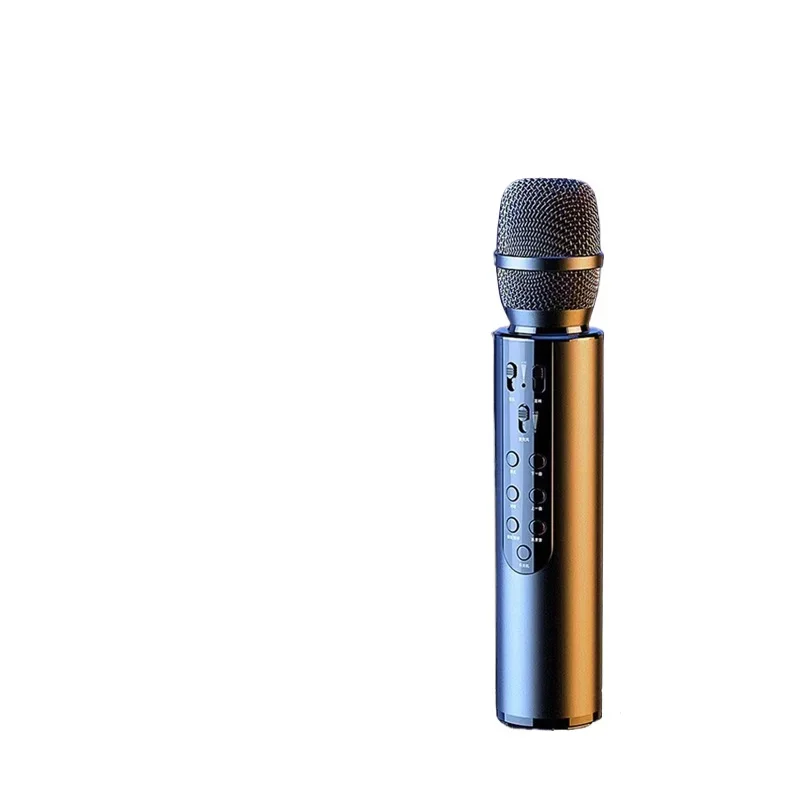 Wireless Bluetooth microphone, audio integrated Karaoke microphone, home artifact, family KTV, national singing