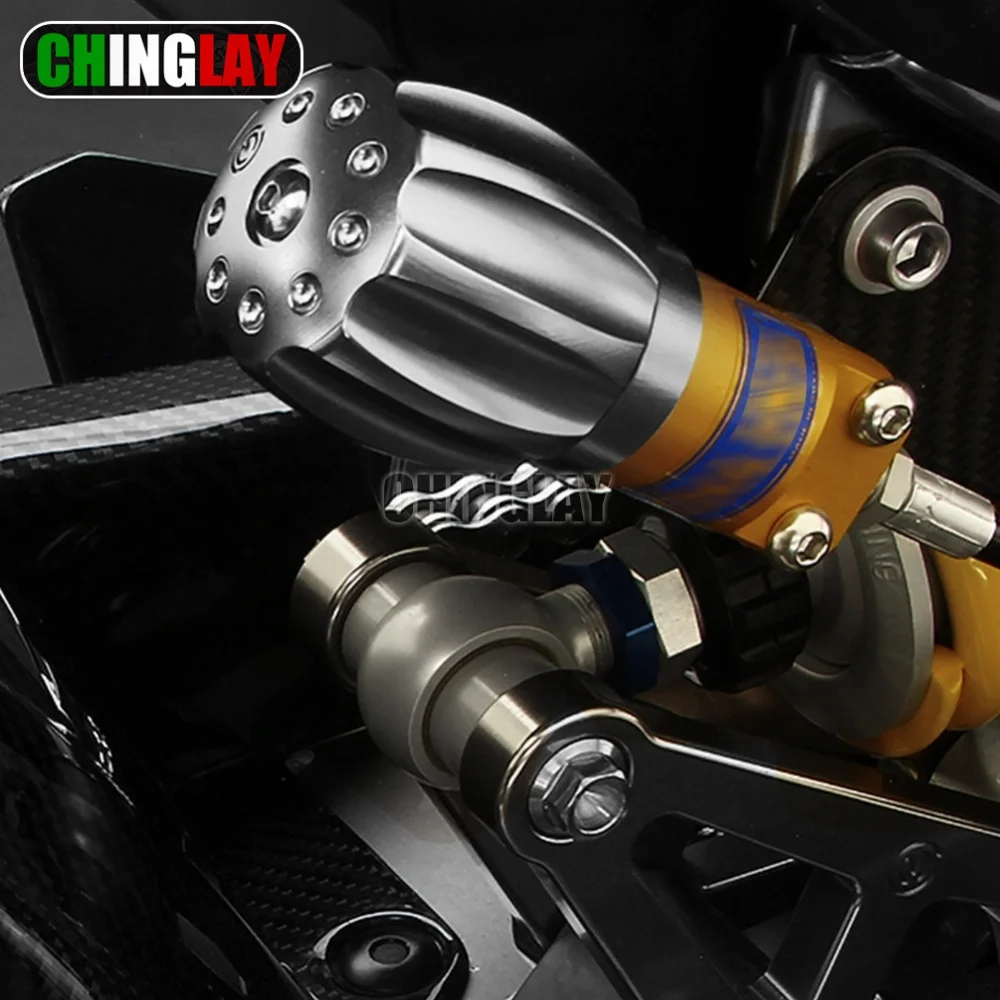 Fits for Ohlins rear shock absorber preload adjuster knob hose-mounted for S36 S46 TTX36 STX46 hydraulic spring preload adjuster
