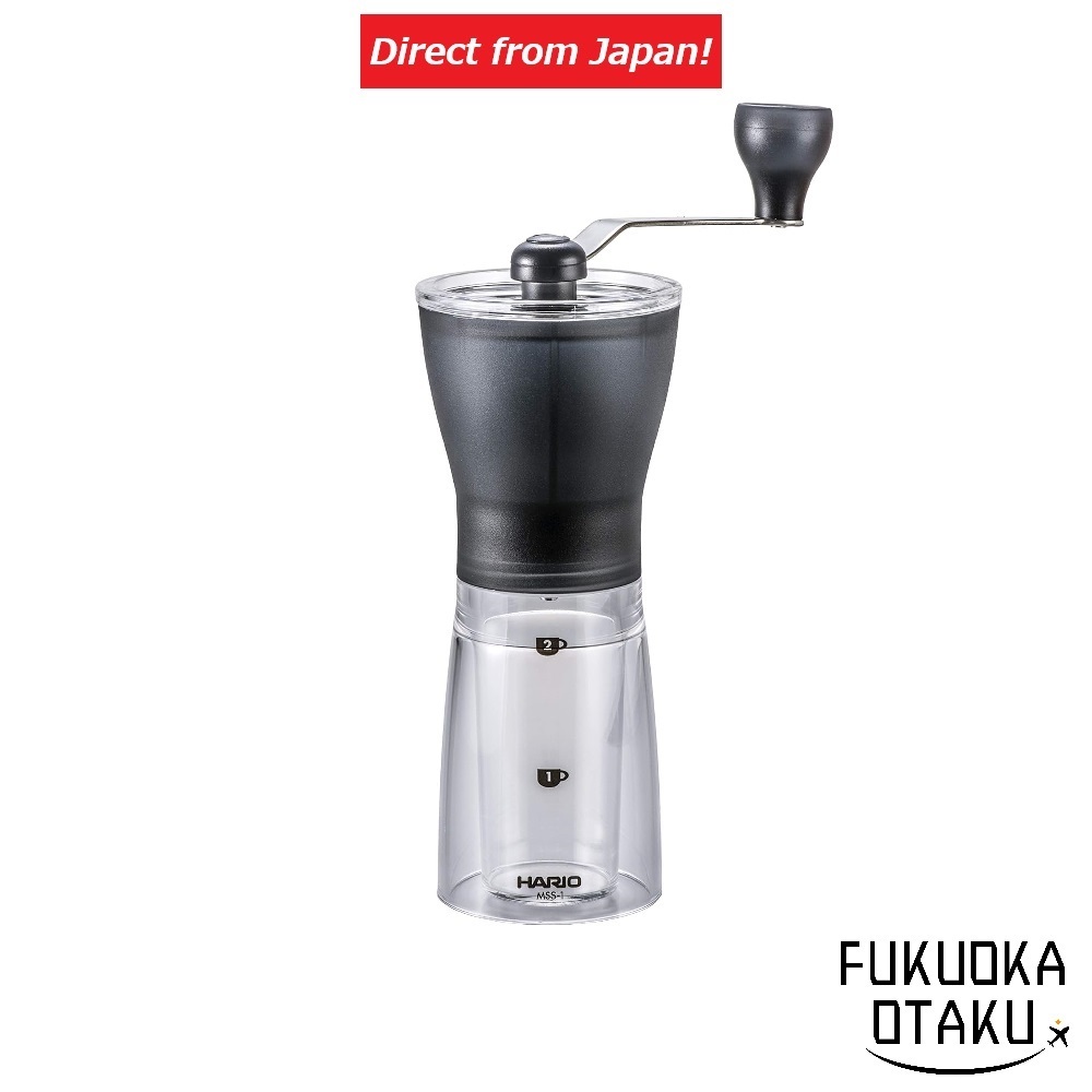HARIO MSS-1TB Moedor de Café Manual Slim c/ Mós de Cerâmica p/ 2 Xícaras【Direto do Japão】