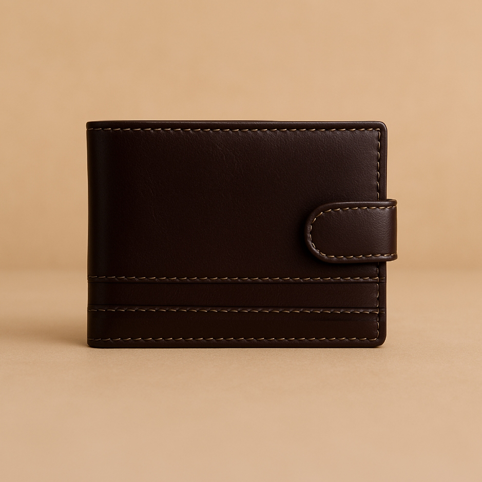 Carteira Masculina Couro 100% Legitimo Premium Cor Café Cod 715
