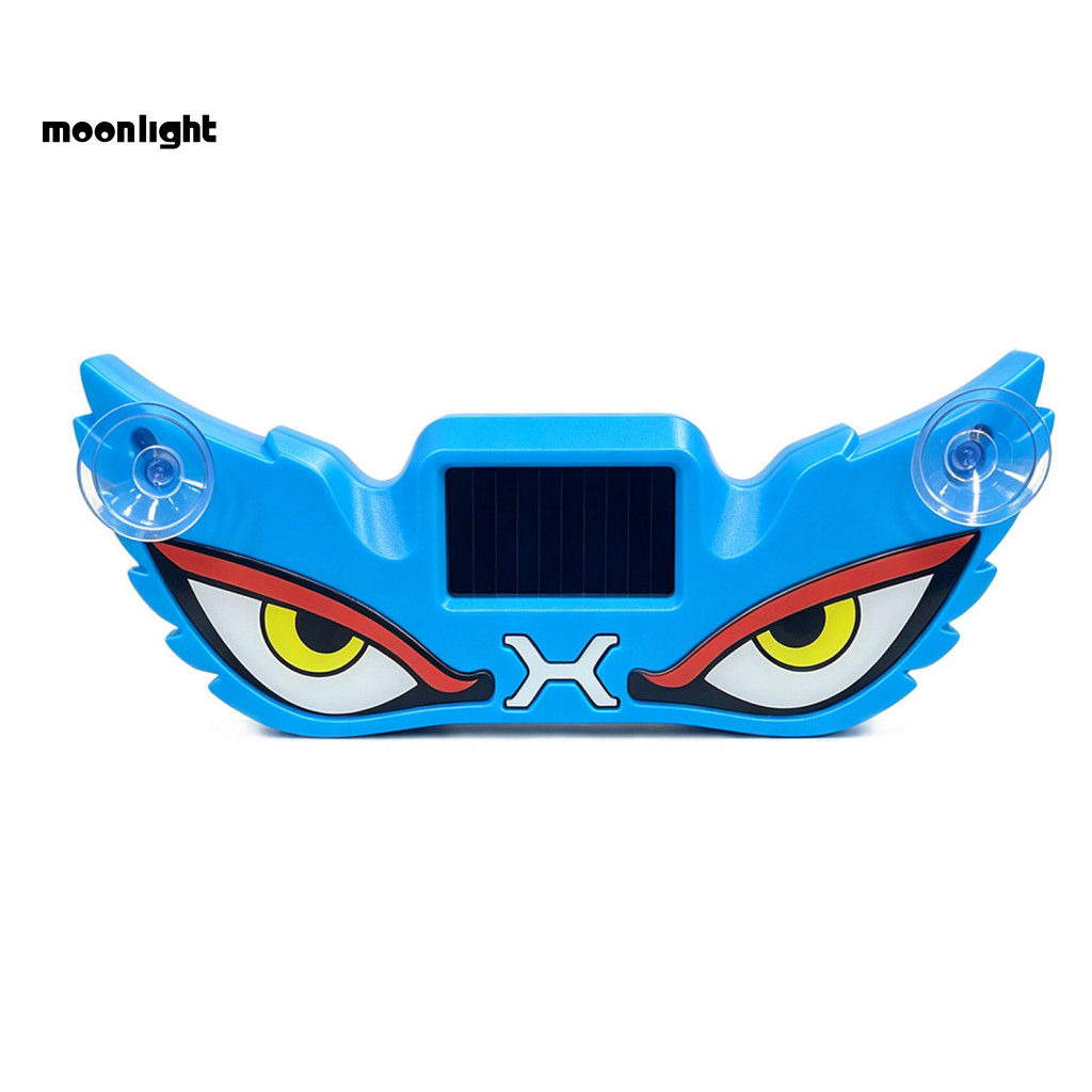 Demon Eye Solar Rechargeable Led Car Window Warning Light with Suction Cup – Devil Windshield Lamp for Auto Suvs Truck