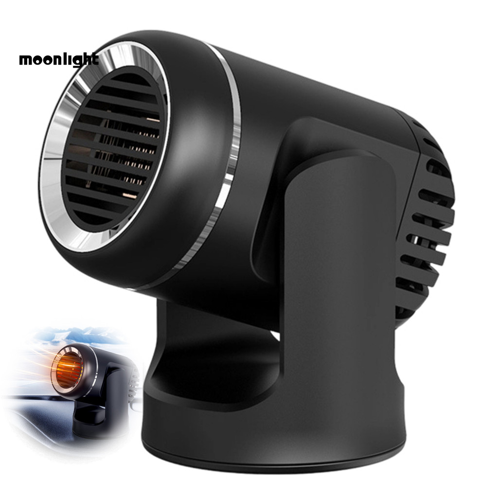 12v Portable Car Heater Defroster – Compact Electric Heating Fan for Auto Windshield Defogging Desktop Space with Adju
