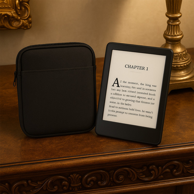 Bolsa Kindle Básico 10ª 11ª Geração Kobo Libra 2 InkPad 4 Slim Confortável Premium