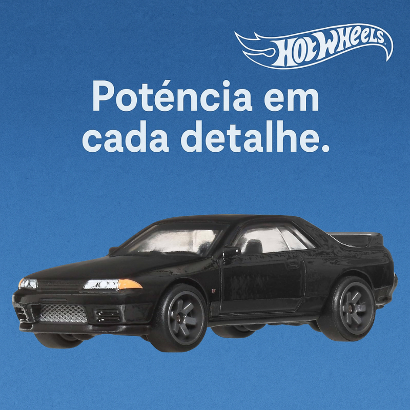Miniatura Hot Wheels Nissan Skyline GT-R – Fast & Furious Coleção 1:64 Esportiva