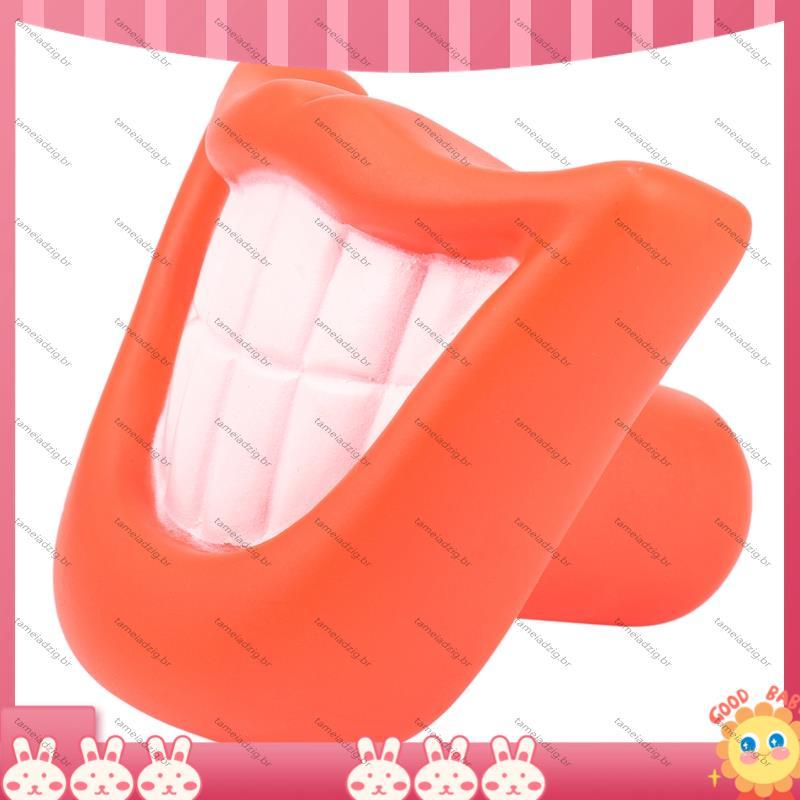 [Fast T] Engraçado Cão De Estimação Filhote De Cachorro Mastigar Som Estridente Giggle Grande Sorriso Lábios E Dentes Br