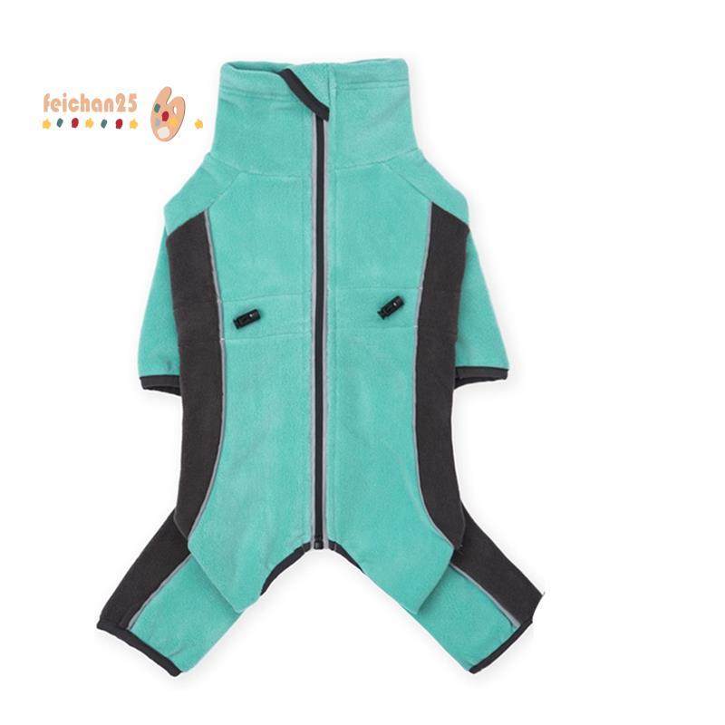 [Fast F] Macacão De Inverno Para Cães , Grosso De Lã Quente Pequenos , Roupas Reflexivas À Prova De Vento Cachorros Ajus