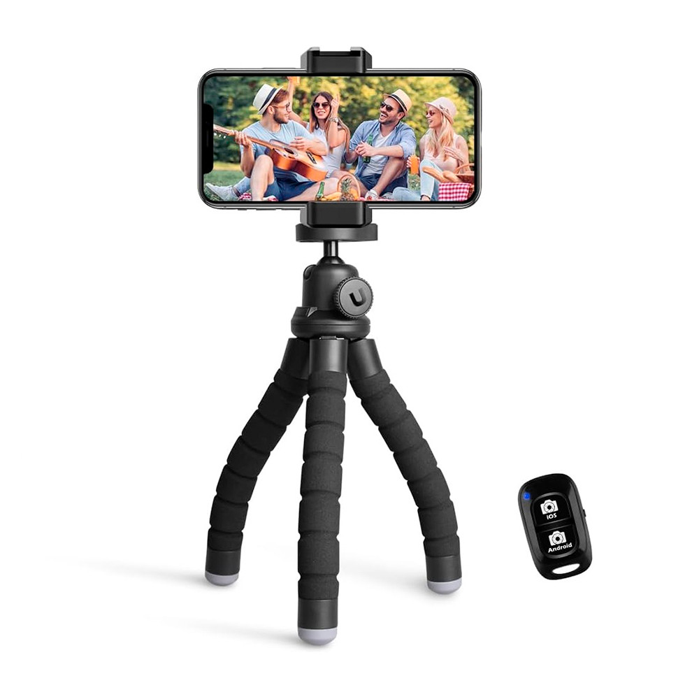 Mini Tripé Flexível Ubeesize Celular Câmera GoPro Portátil