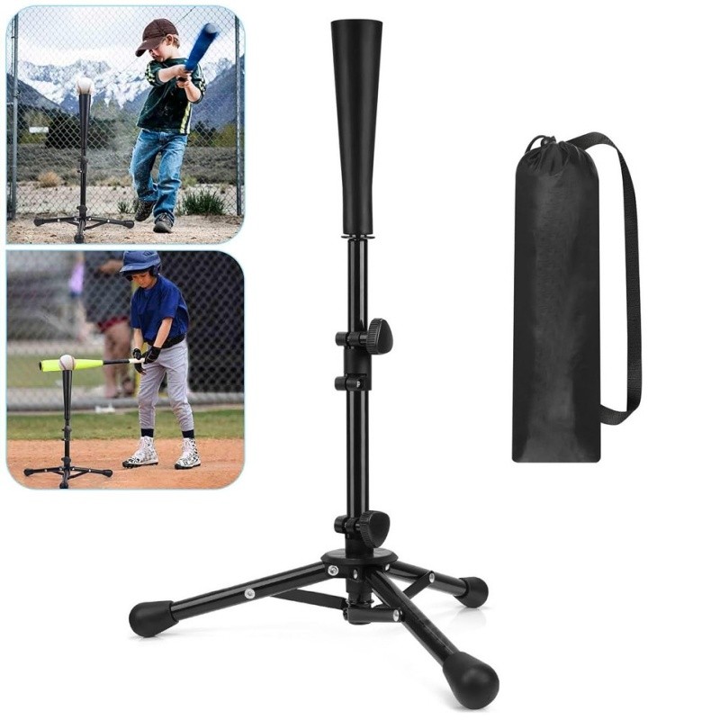 Camiseta De Beisebol De Softball Portátil Tripé E Suporte De Borracha  Para Adolescentes E Iniciantes