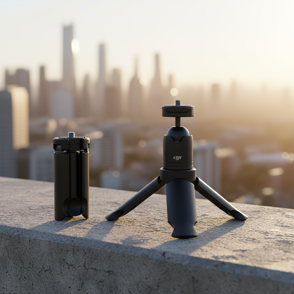 Mini tripé de mesa para câmera gimbal DJI Osmo Pocket 3, suporte portátil para vlog, base para acessório de