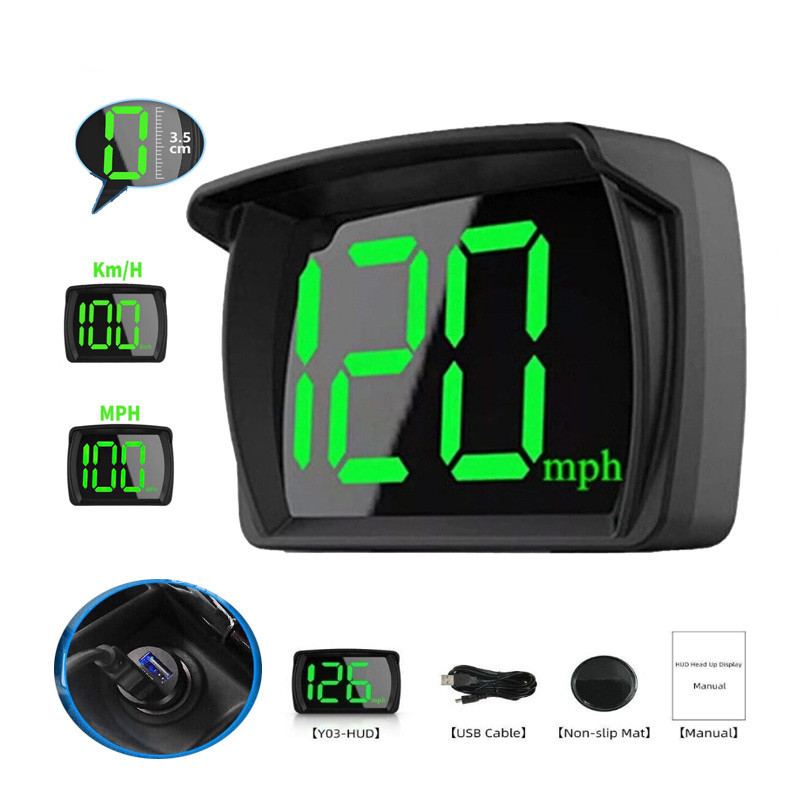 Display Head Up Digital Car Hud Velocímetro Led