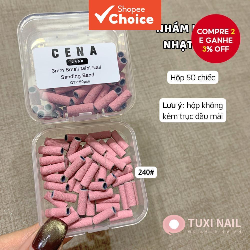 Conjunto de brocas para polimento de unhas rosa, atualizado para mini pontas de polimento - rosa claro_240