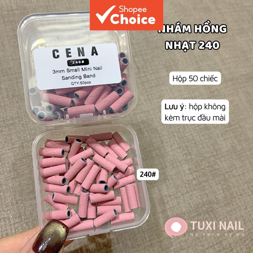 ENA Tuxi Nails Mini Conjunto de Pontas de Lixa Atualizado - Rosa Claro_240 [100g]