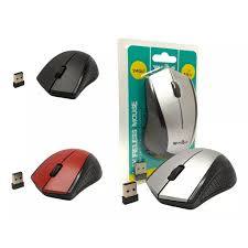 Mouse Sem Fio Wireless 2.4ghz Óptico Pc Notebook Qualidade Premium Novo  Vermelho Preto Prata Pronta Entrega