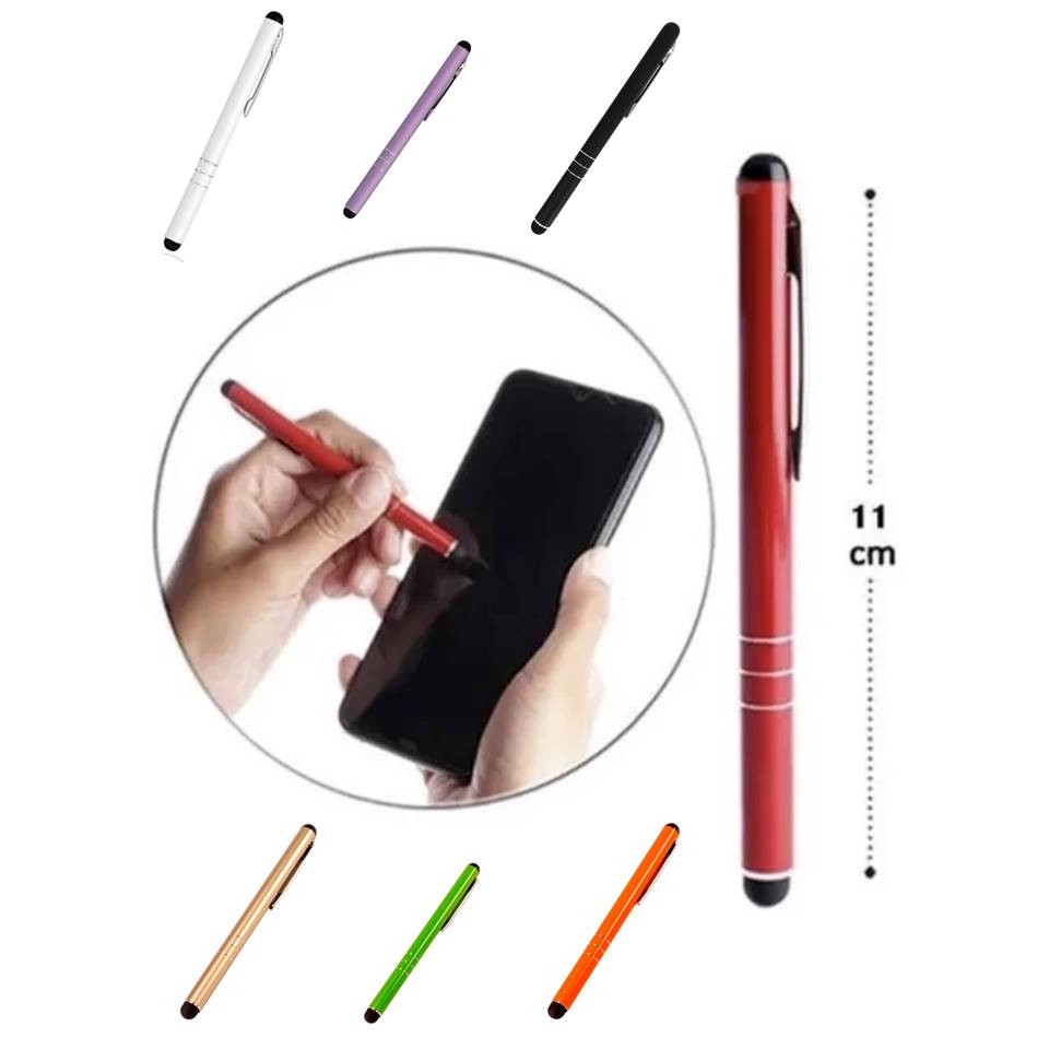 Caneta Touch Ergonomica Digital Em Metal Compatível Para Celular / Tablet
