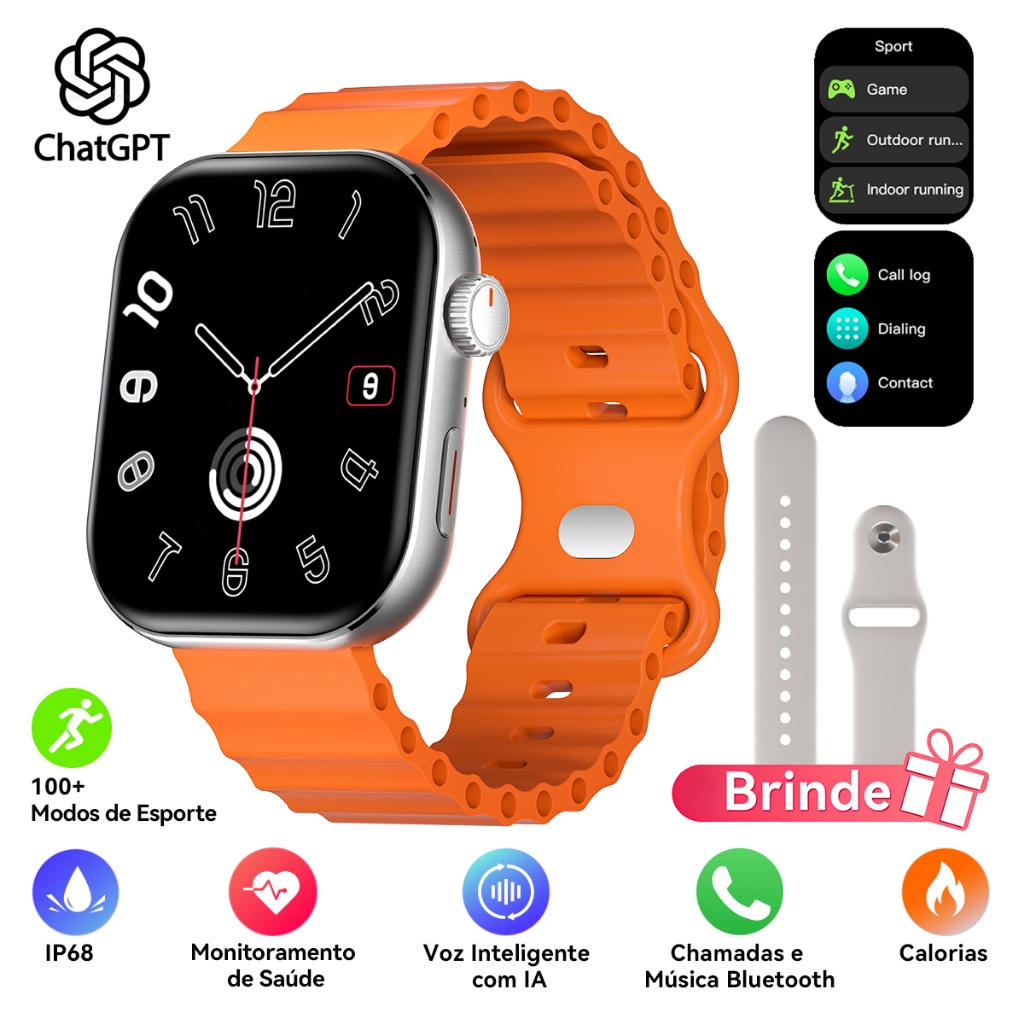 AURAFIT F39 Smart Watch Android IOS FullTouch Answer/Make Call/Heart Monitor Waterproof