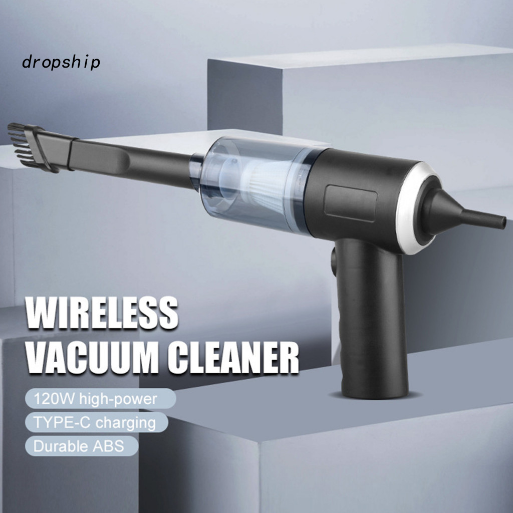 Usb Rechargeable Car Vacuum Cordless Cleaner Powerful Handheld 5500pa Strong Suction Low Noise Portable for Home