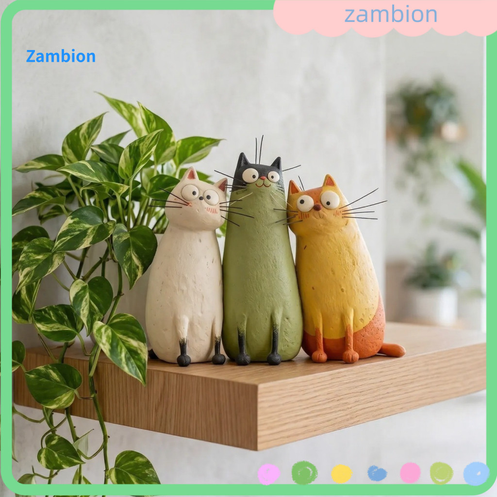 Resin Craft Vase Quirky Cat Flower Holder for Desk Shelf Mini Planter for Dried Flowers Cute Home Decor Ornament Unique