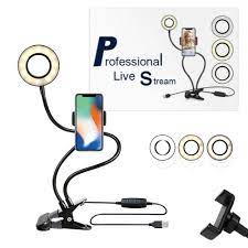 Ring Light Super Led Professional Live Stream Mesa C/suporte